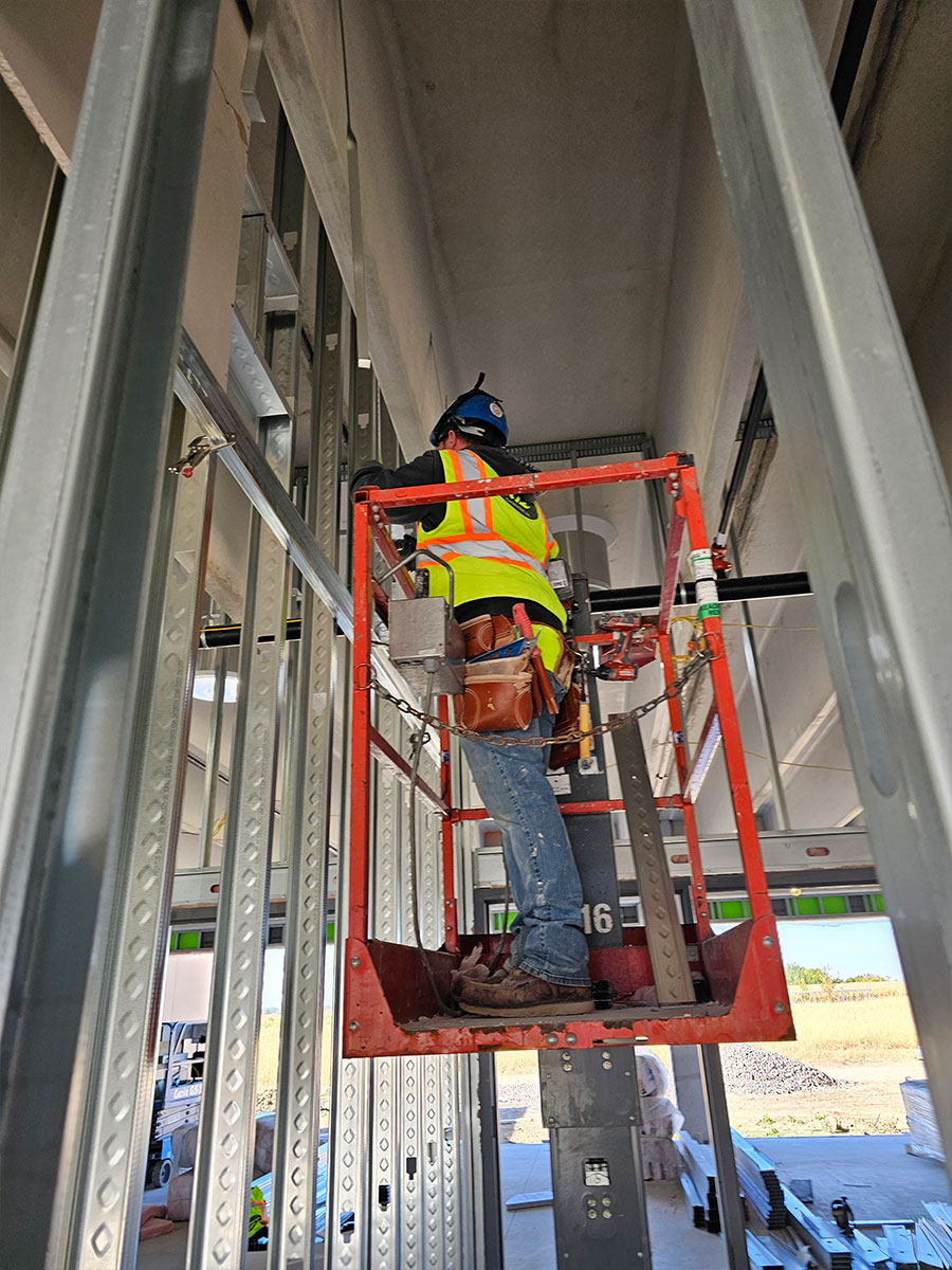 RTL Construction building the New Ulm Readiness Center