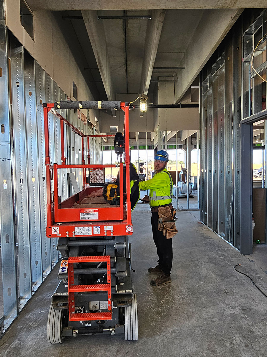 RTL Construction building the New Ulm Readiness Center