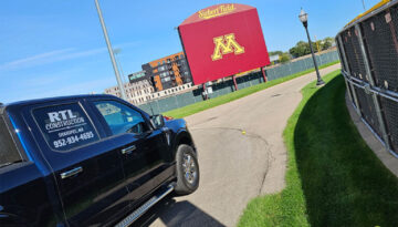 RTL Construction building the University of Minnesota Gymnastics Practice Facility