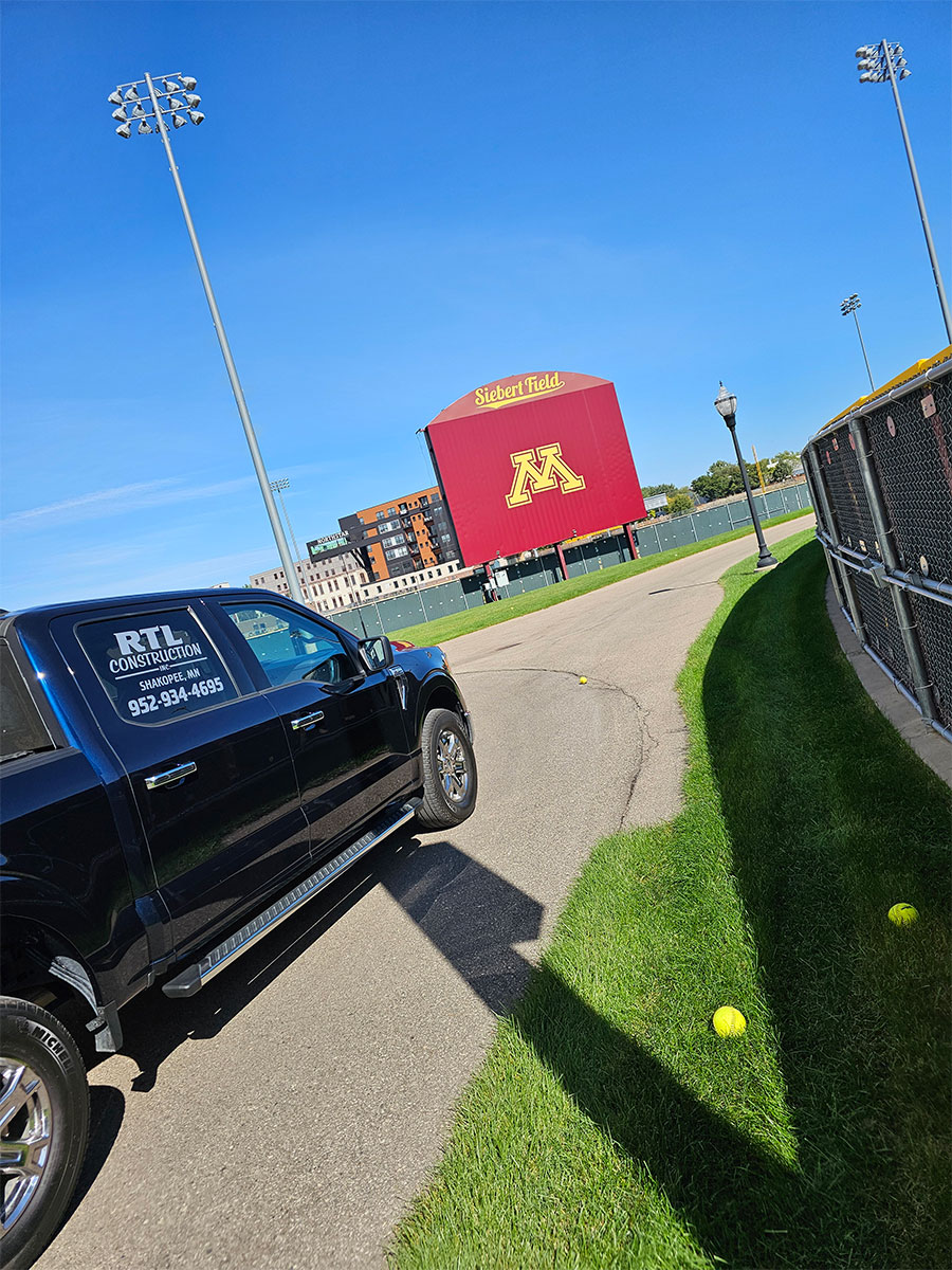 RTL Construction building the University of Minnesota Gymnastics Practice Facility