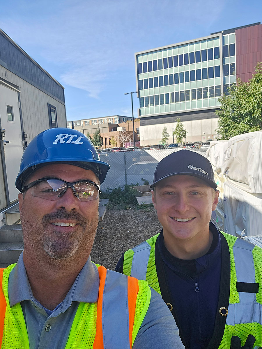 RTL Construction building the University of Minnesota Gymnastics Practice Facility