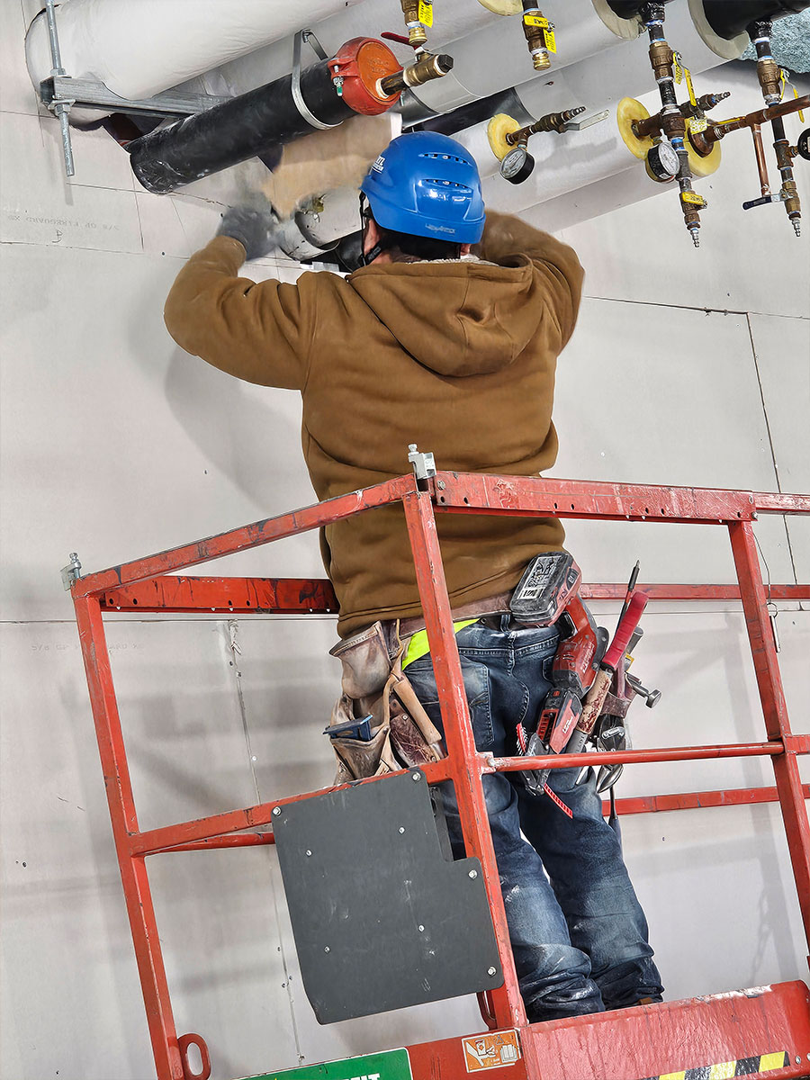 RTL Construction building the University of Minnesota Gymnastics Practice Facility