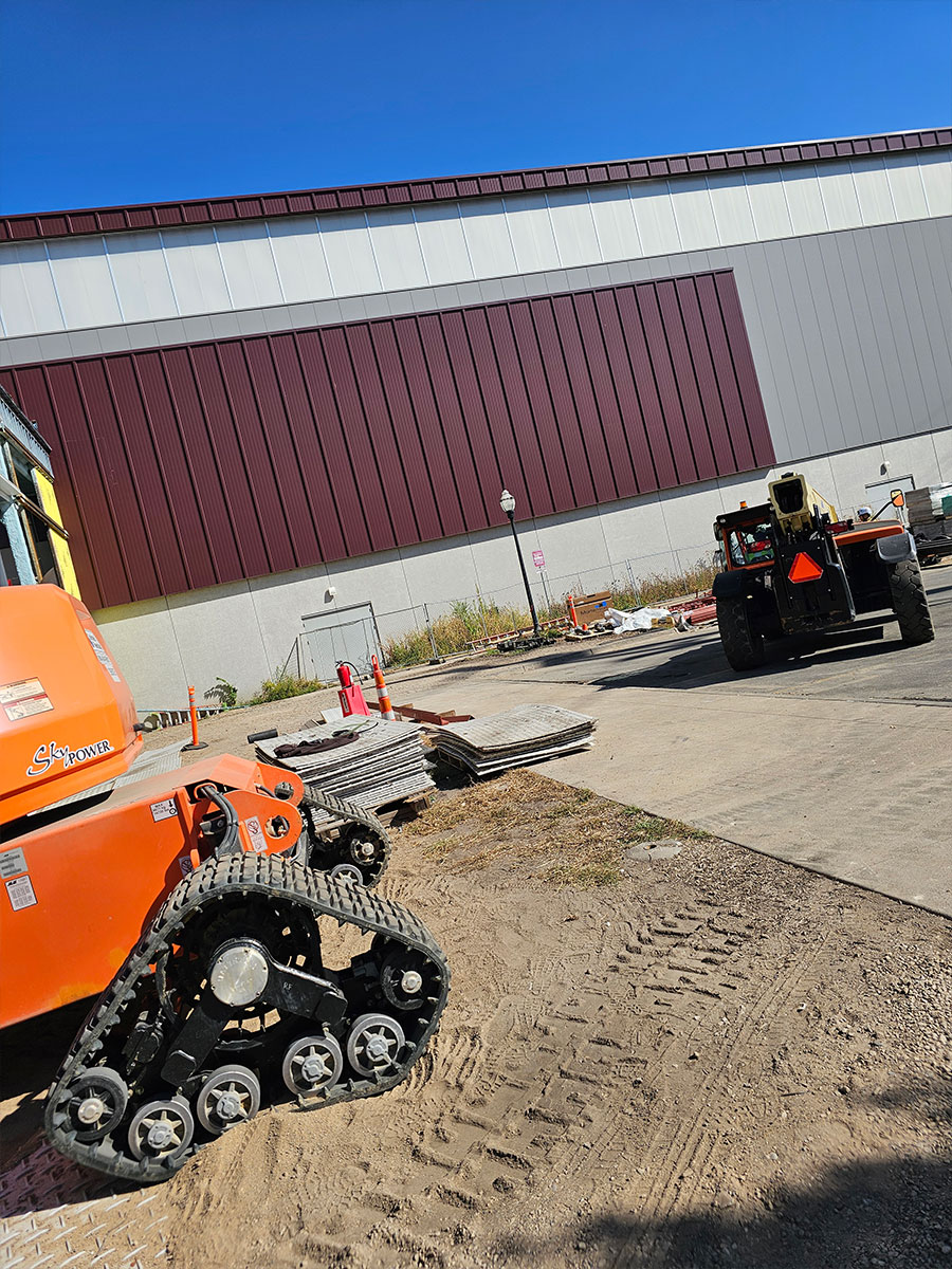 RTL Construction building the University of Minnesota Gymnastics Practice Facility